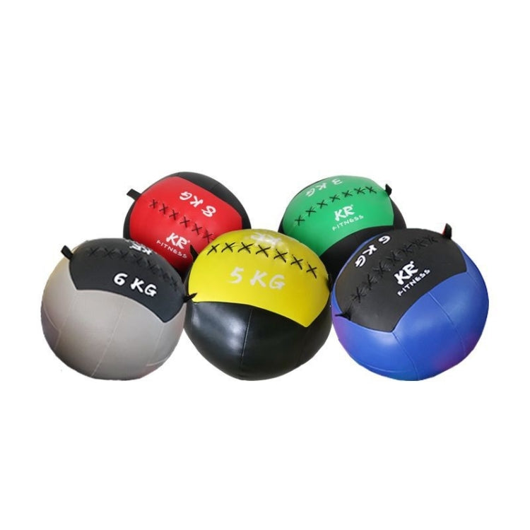 KR Balance Training Gravity Squash Soft Medicine Ball Fitness Sports Equipment without Filler, Random Colour Delivery Reluova