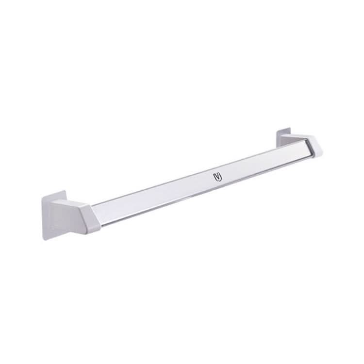 Vilscijon Aluminum Alloy Wall Hanging Shelf Bathroom Toilet Slippers Towel Rack, Colour: Short Silver Reluova