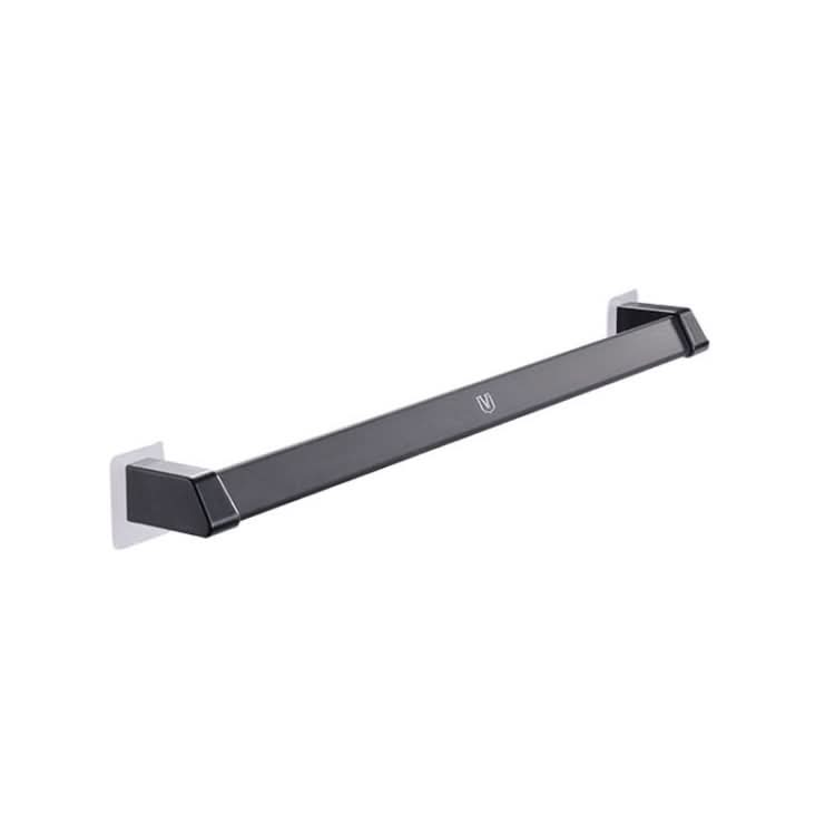 Vilscijon Aluminum Alloy Wall Hanging Shelf Bathroom Toilet Slippers Towel Rack, Colour: Short Silver