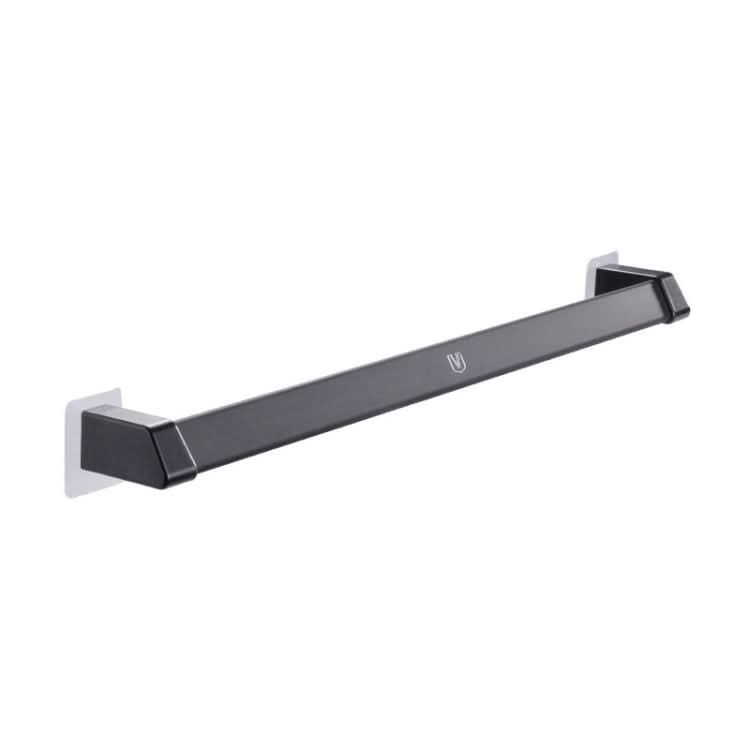 Vilscijon Aluminum Alloy Wall Hanging Shelf Bathroom Toilet Slippers Towel Rack, Colour: Short Silver Reluova