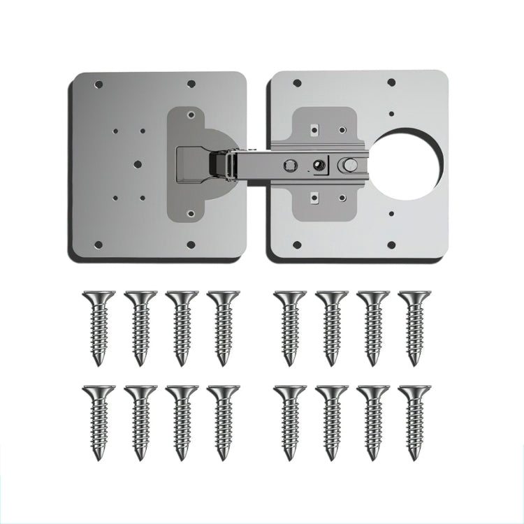 Stainless Steel Hinge Repair Installer, Specification: Single Plate +8 screw My Store