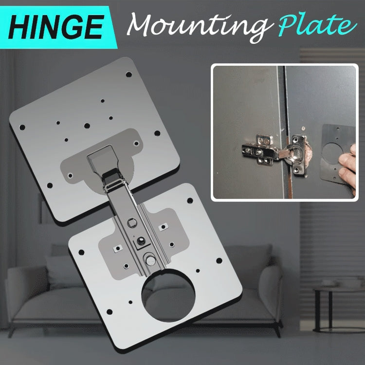 Stainless Steel Hinge Repair Installer, Specification: Single Plate +8 screw My Store