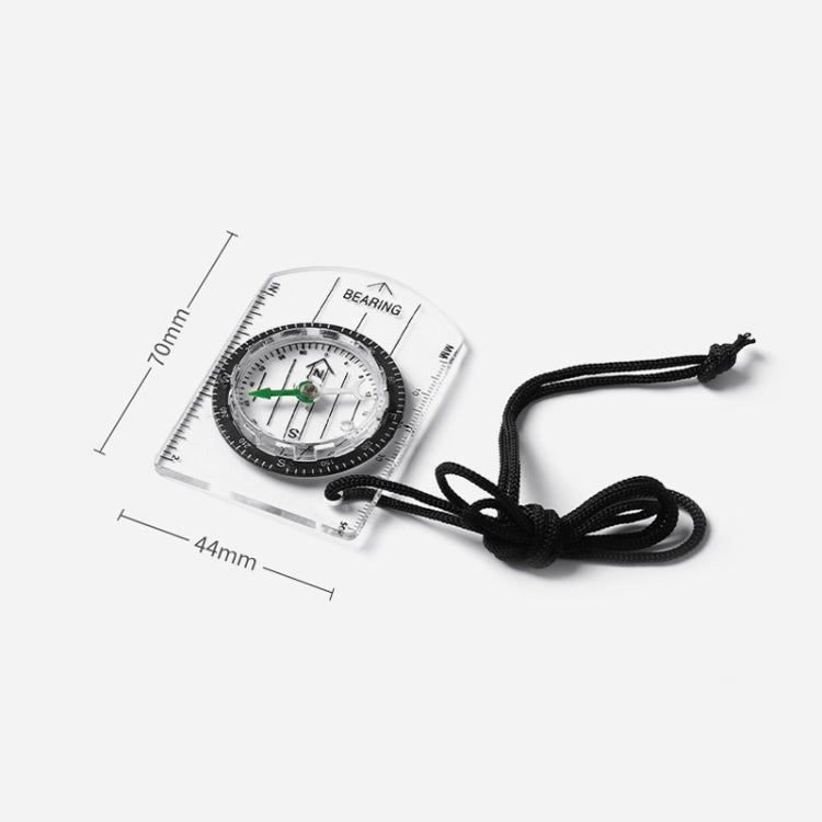 2 in 1 Compass With Map Measuring Ruler Outdoor Multifunctional Compass-Reluova