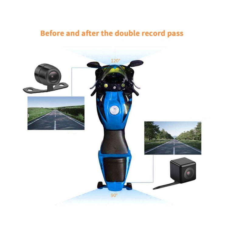 MT30 720P Waterproof Motorcycle Driving Recorder Locomotive Front And Rear Double Lens Recorder ÎҵÄÉ̵ê