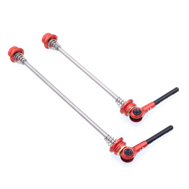 EVERDAWN Mountain Highway Bike Titanium Alloy Axis Quick Removal Rod Front And Rear Rollers Open Flower Drum Fixed Axis Trolley Reluova