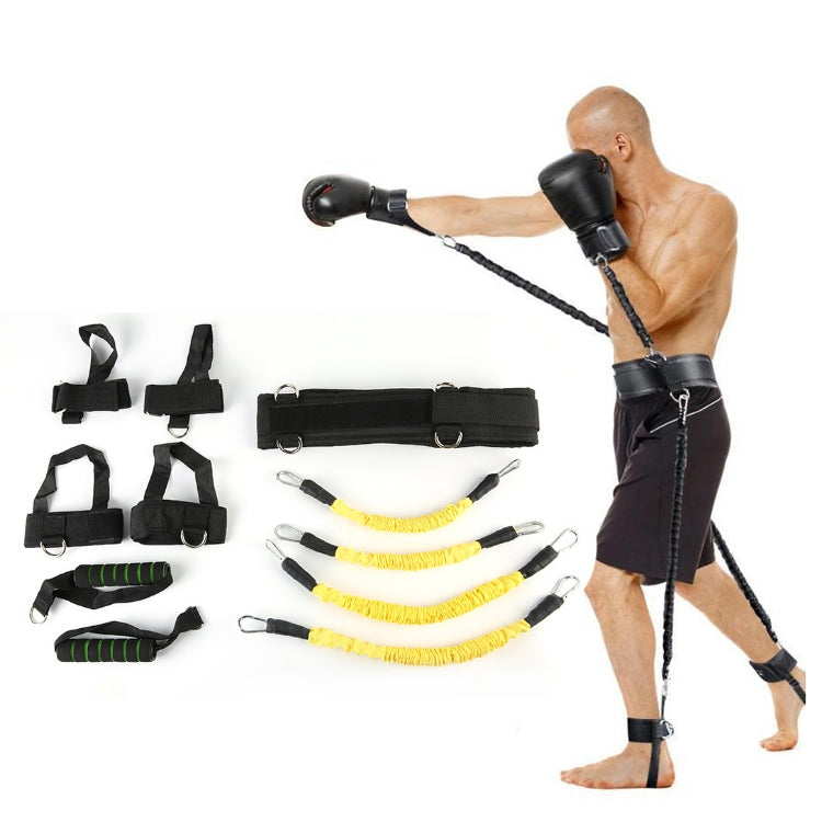 Bounce Trainer Fitness Resistance Band Boxing Suit Latex Tube Tension Rope Leg Waist Trainer Reluova