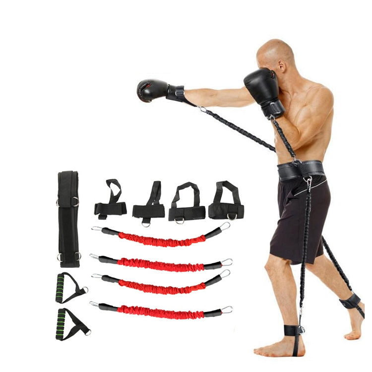 Bounce Trainer Fitness Resistance Band Boxing Suit Latex Tube Tension Rope Leg Waist Trainer Reluova