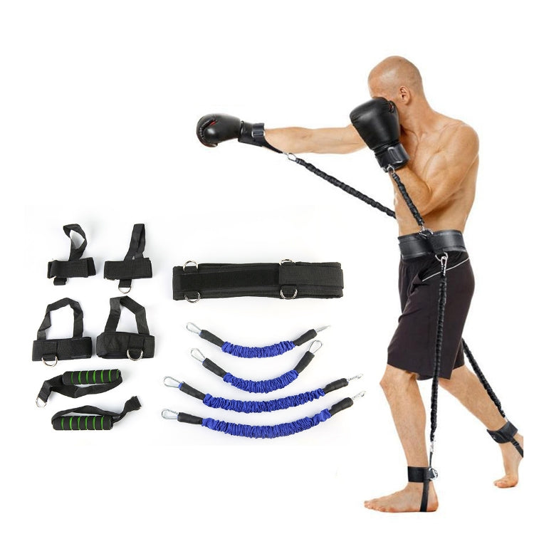 Bounce Trainer Fitness Resistance Band Boxing Suit Latex Tube Tension Rope Leg Waist Trainer Reluova