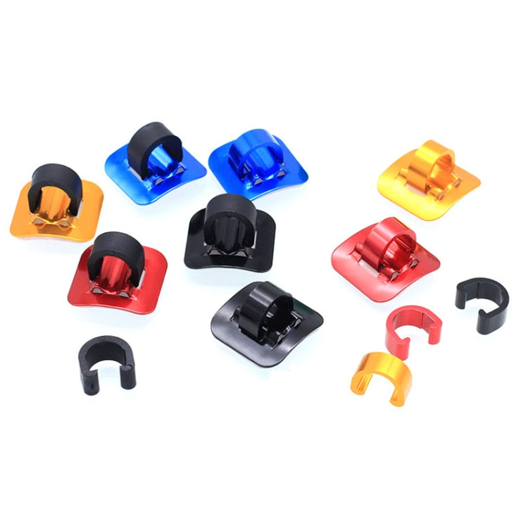 4 PCS Mountain Road Bicycle Hose Line Guide Adhesive Wire Seat Frame Cable Fixing C Buckle, Style: Reluova