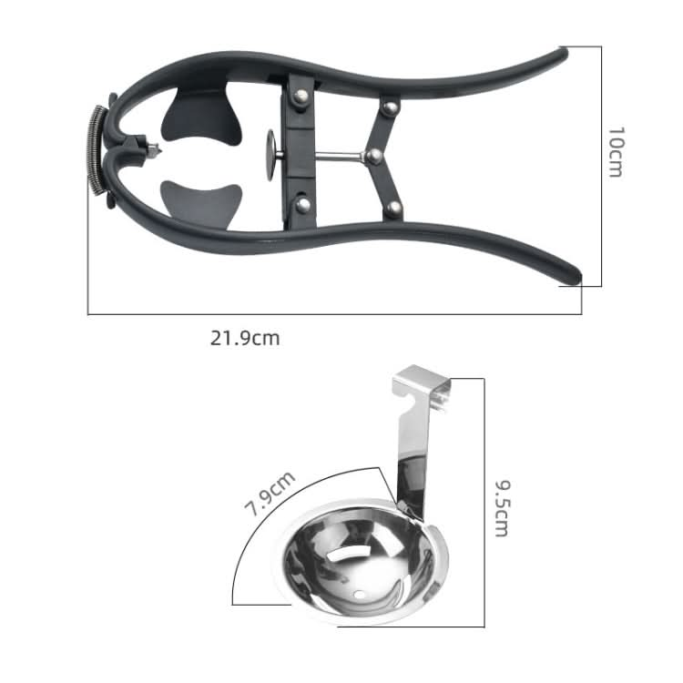 304 Stainless Steel Egg Opener Egg White Separator Kitchen Tool-Reluova