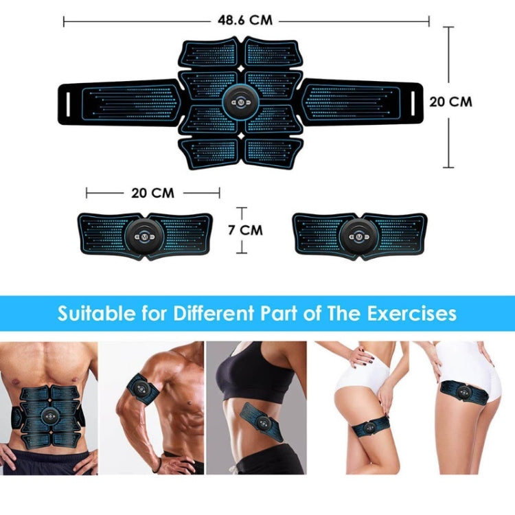 1082 EMS Muscle Training Abdominal Muscle Stimulator Home Fitness Belt