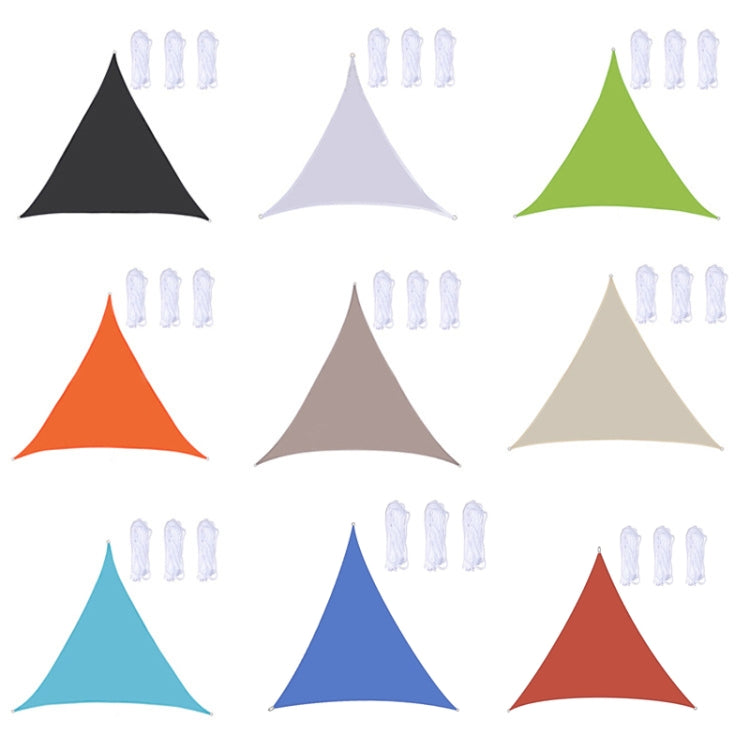 Triangle Outdoor Garden Sunshade Sail Waterproof Anti-UV Canopy, Size: 2m x 2m x 2m Reluova