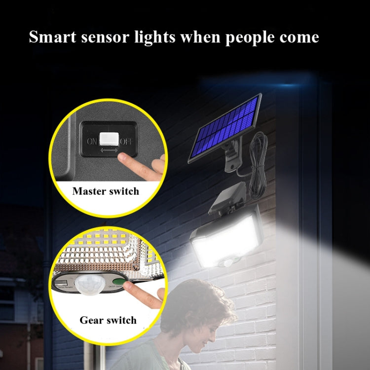 TG-TY085 Solar Outdoor Human Body Induction Wall Light Household Garden Waterproof Street Light wIth Remote Control, Spec: