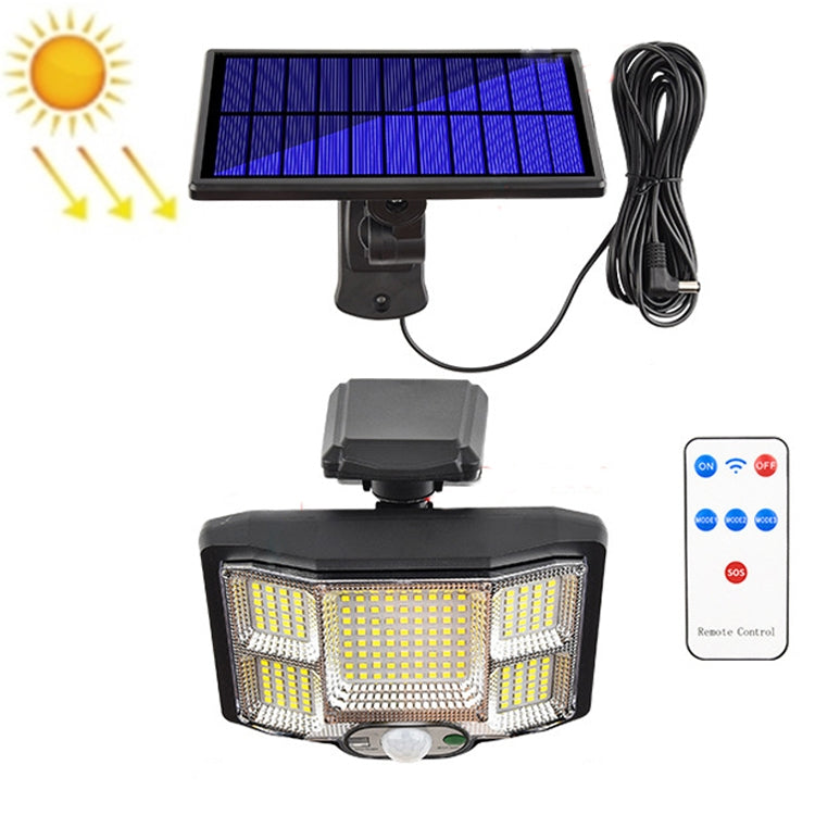 TG-TY085 Solar Outdoor Human Body Induction Wall Light Household Garden Waterproof Street Light wIth Remote Control, Spec: