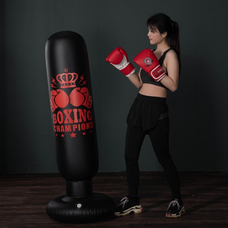 1.6m Fitness Vertical Inflatable Boxing Column Adult Inflatable Non-Tumbler Sandbag