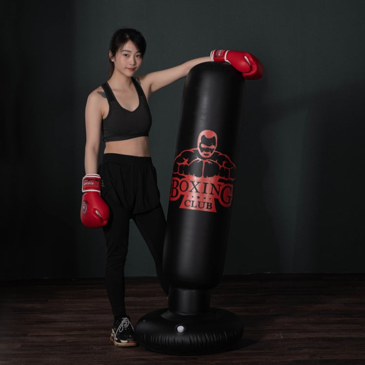 1.6m Fitness Vertical Inflatable Boxing Column Adult Inflatable Non-Tumbler Sandbag