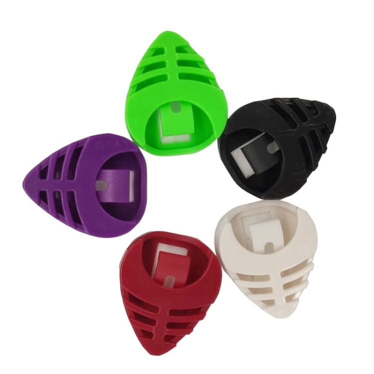 5 PCS Multicolor Plastic Ukulele Pick Box, Color Random Deliverty Reluova