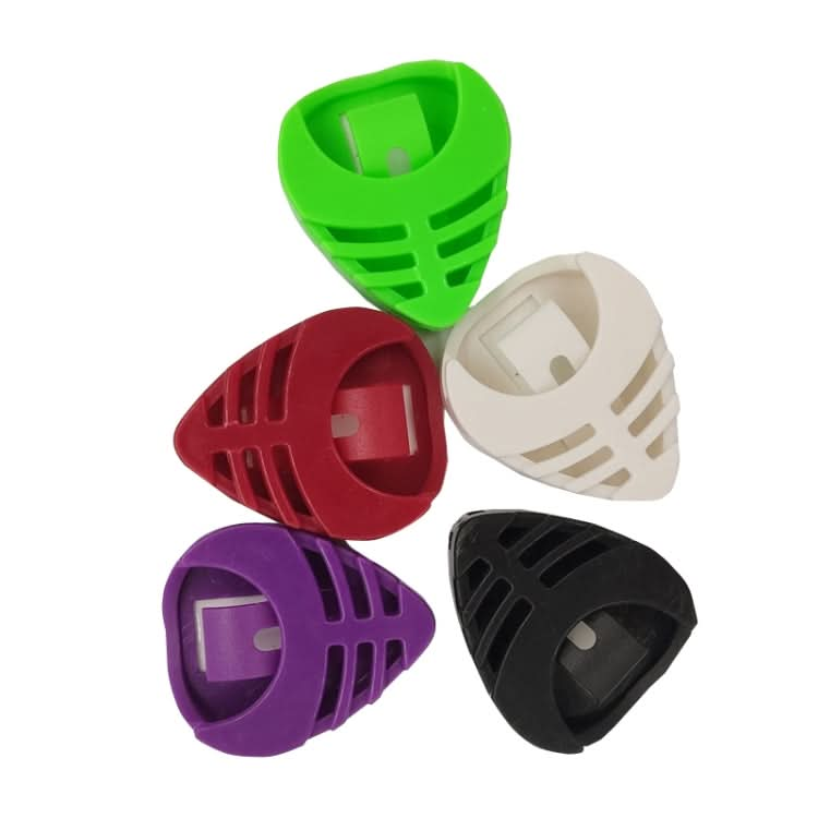 5 PCS Multicolor Plastic Ukulele Pick Box, Color Random Deliverty Reluova