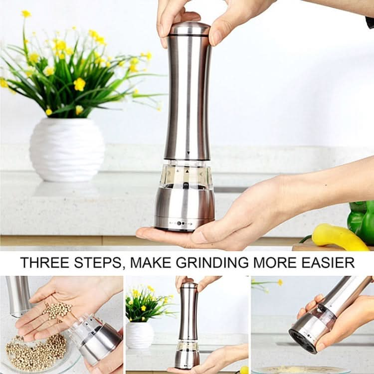 JE0318 Stainless Steel Manual Multi-Purpose Pepper Grinder Kitchen Cooking Tools - Reluova