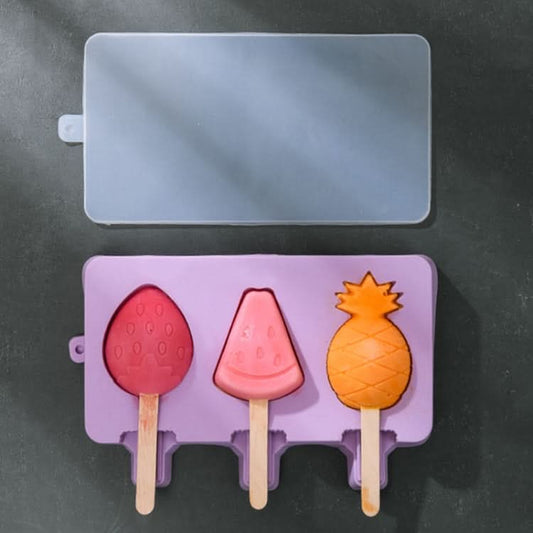 Homemade Children Cute Silicone Cartoon Popsicle Ice Cream Mould - Reluova