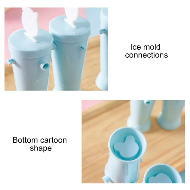 Home Cartoon Animal Homemade Cute DIY Popsicle Ice Cream Mold - Reluova