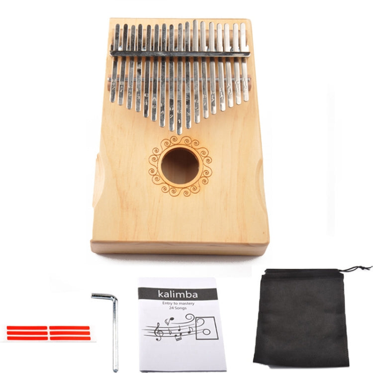 17-Tone Thumb Piano Kalimba Beginners Introduction Finger Piano