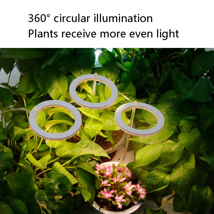 LED Plant Growth Lamp Full Spectroscopy Intelligent Timing Indoor Fill Light Ring Plant Lamp My Store