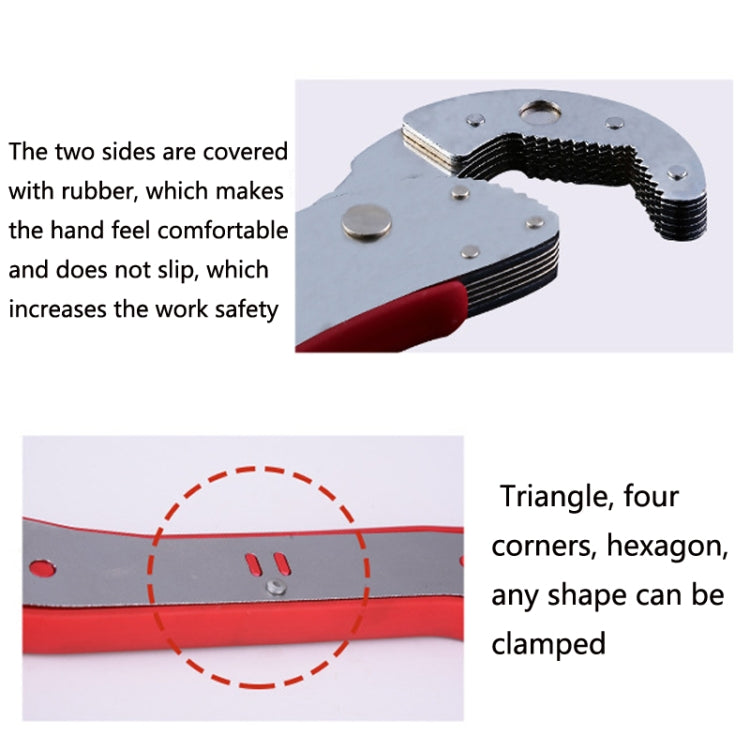 CY-0016 Multifunctional Quick Pipe Spanner Large Opening Dual Purpose Pliers With Spring My Store