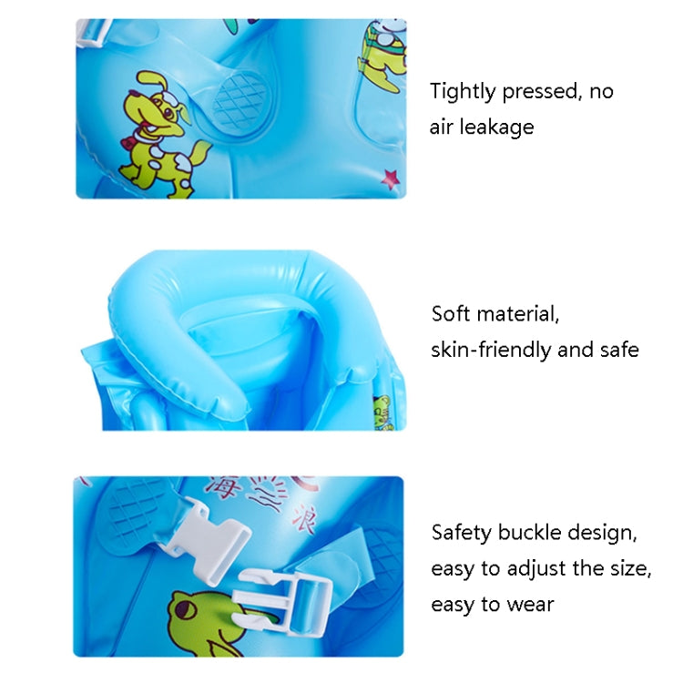 2 PCS PVC Children Inflatable Swimwear Children Life Jacket-Reluova