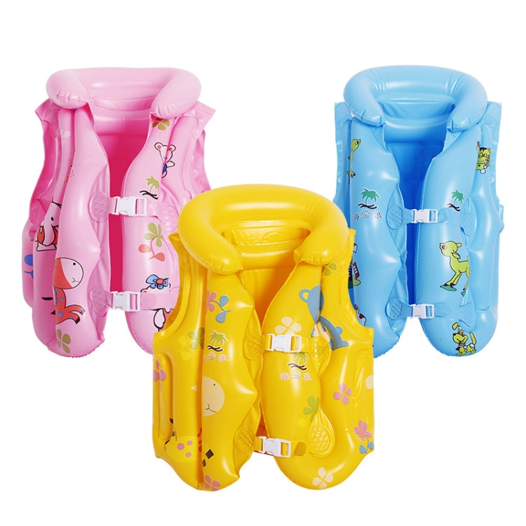 2 PCS PVC Children Inflatable Swimwear Children Life Jacket-Reluova