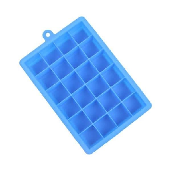 24 Grids Silicone Ice Cube Tray Molds Square Shape Ice Cube Maker Fruit Popsicle Ice Cream Mold-Reluova