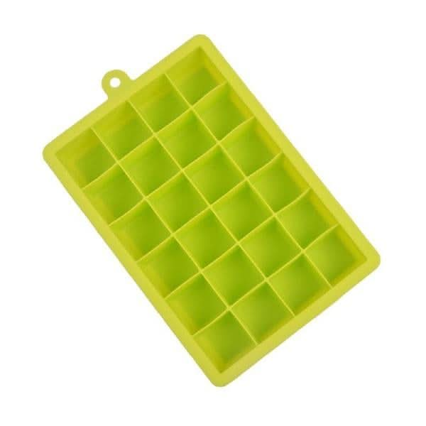 24 Grids Silicone Ice Cube Tray Molds Square Shape Ice Cube Maker Fruit Popsicle Ice Cream Mold-Reluova