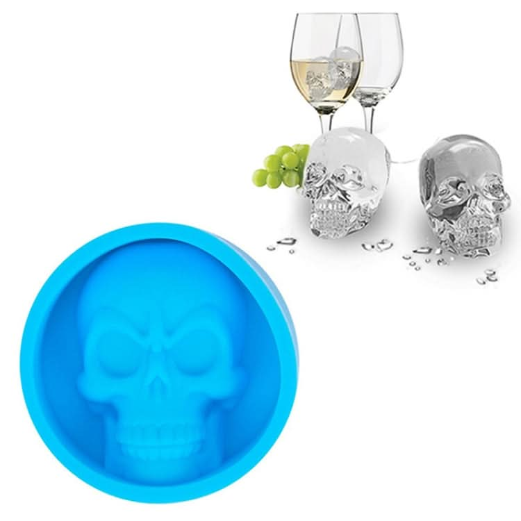 Kitchen Ice Box Food Grade Silicone Skull Ice Lattice Creative Whiskey Ice Ball Ice Mould - Reluova