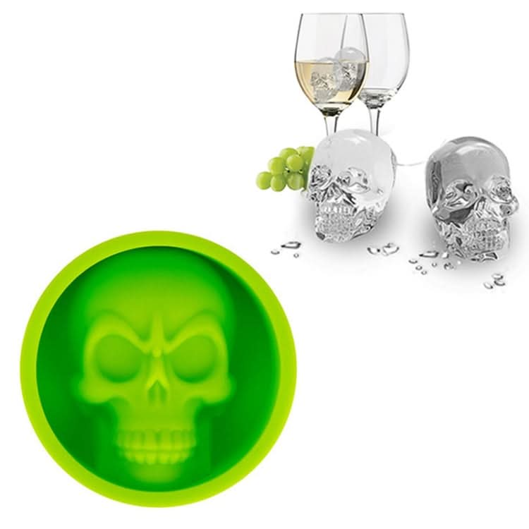 Kitchen Ice Box Food Grade Silicone Skull Ice Lattice Creative Whiskey Ice Ball Ice Mould - Reluova