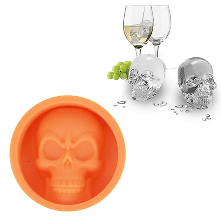 Kitchen Ice Box Food Grade Silicone Skull Ice Lattice Creative Whiskey Ice Ball Ice Mould - Reluova