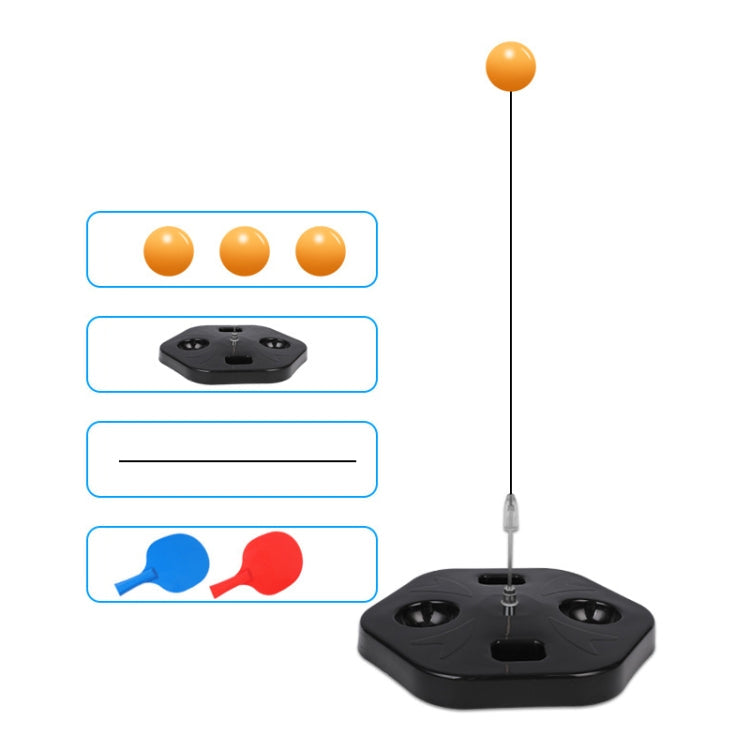 Single Table Tennis Trainer Elastic Flexible Shaft Fixed Ball Training Device, Specification: