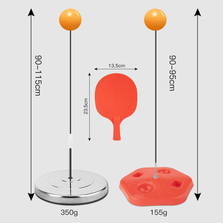 Single Table Tennis Trainer Elastic Flexible Shaft Fixed Ball Training Device, Specification: