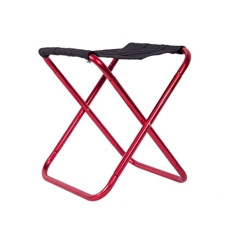 Outdoor Portable Camping Folding Chair 7075 Aluminum Alloy Fishing Barbecue Stool, Size: 24.5x22.5x27cm Reluova