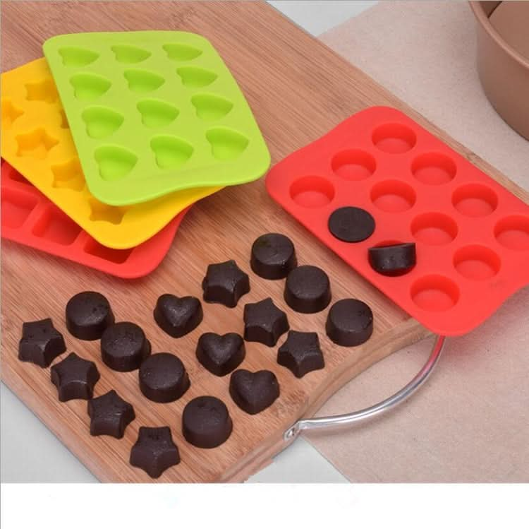 Silicone Chocolate Mold Tray Creative Geometry Shaped Ice Cube Cake decoration Mold - Reluova