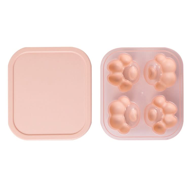 Household Cat Paw Shape Creative Silicone Ice Box Ice Cube Mold Ice Hockey DIY Food Supplement Box with Lid - Reluova