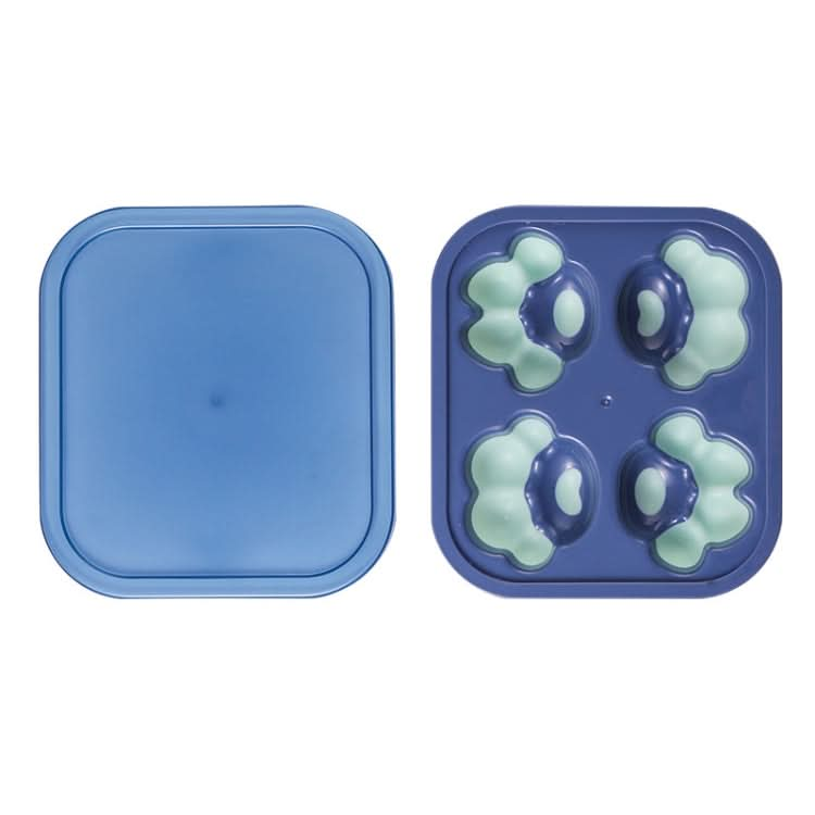 Household Cat Paw Shape Creative Silicone Ice Box Ice Cube Mold Ice Hockey DIY Food Supplement Box with Lid - Reluova