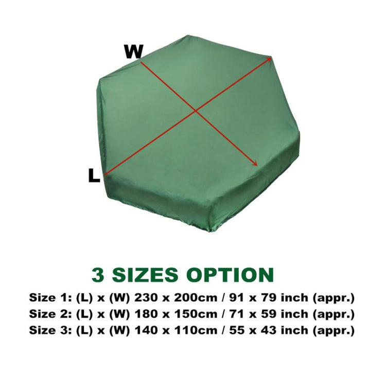 210D Oxford Cloth Hexagonal Bunker Cover UV-Proof Dust-Proof And Waterproof Toy Cover-Reluova