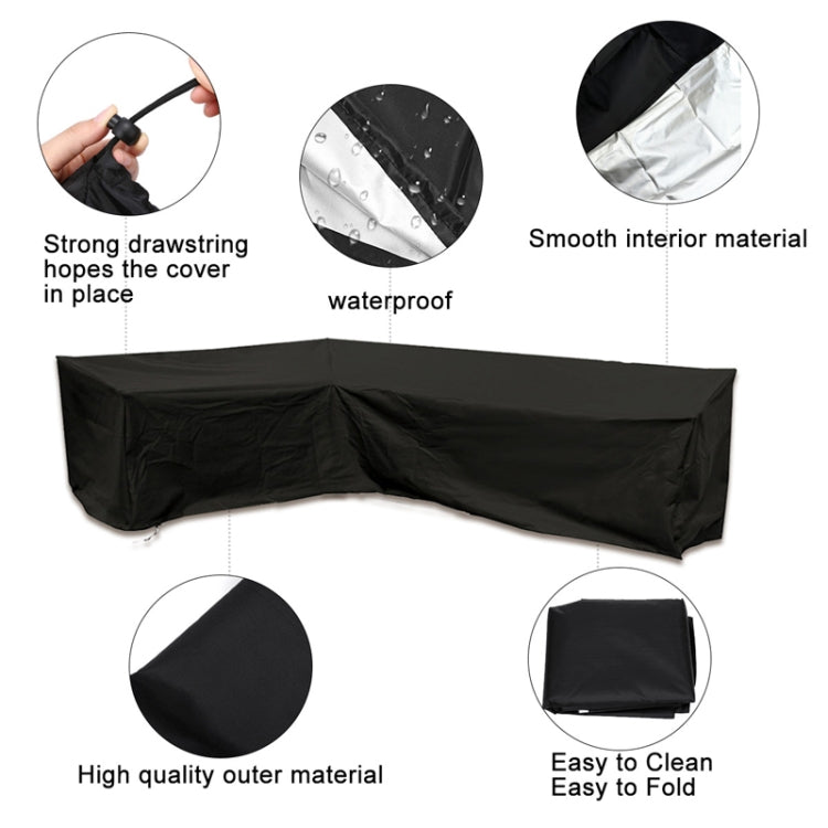 Outdoor Garden Furniture Corner Sofa Cover Dustproof Table Cover