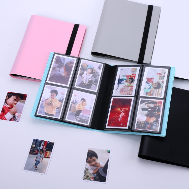 3 Inch Elastic Solid Color Photo Album Large Capacity Photo Star Card Storage Book