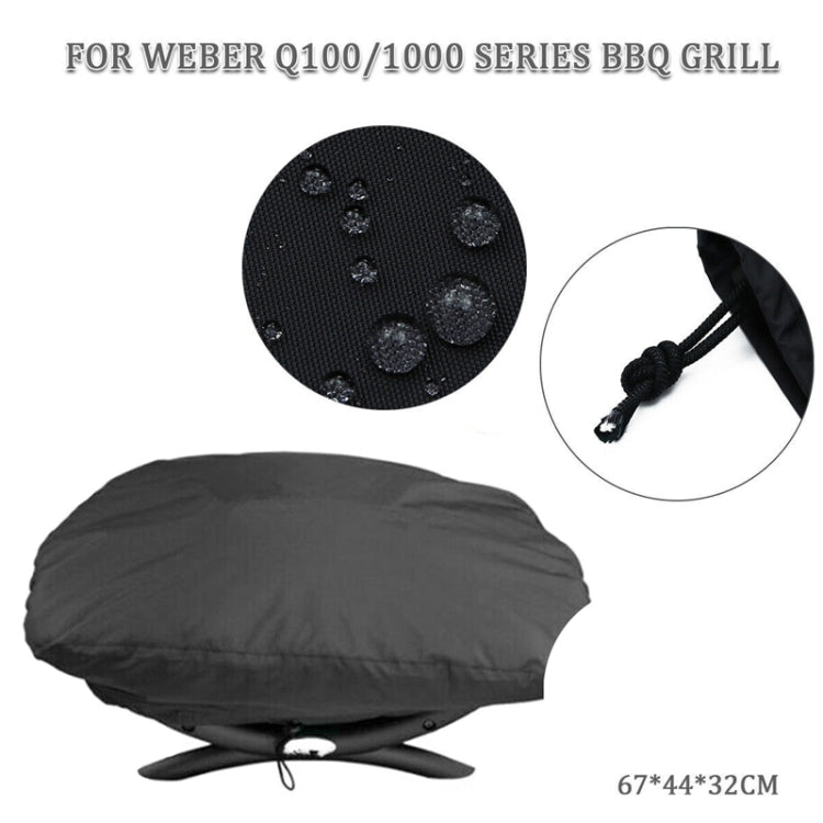 Outdoor Camping Garden Oven Cover Dustproof And Waterproof Cover For Weber 7100 / Q100 / Q1000