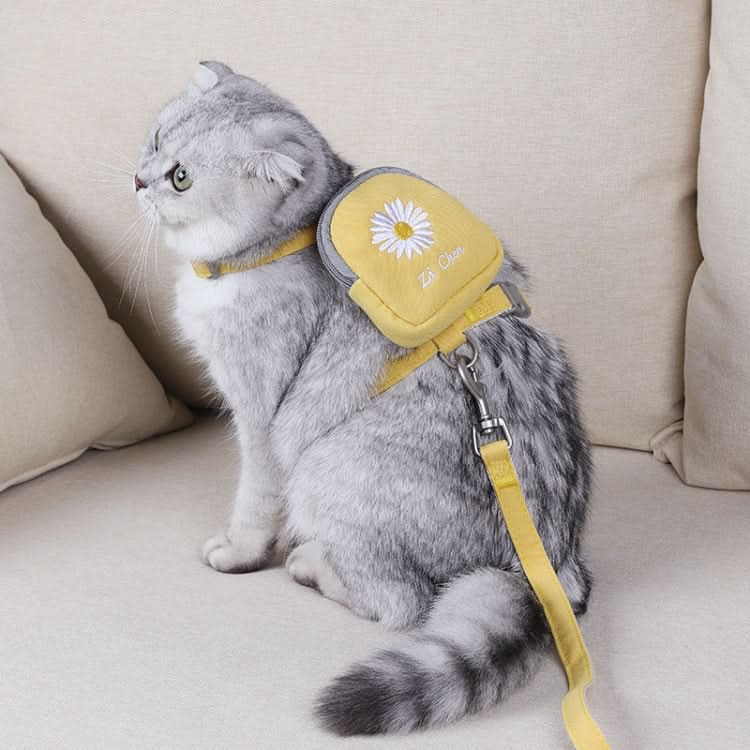 ZiChen Cat Traction Rope Small Pet Traction Embroidery Backpack - Reluova