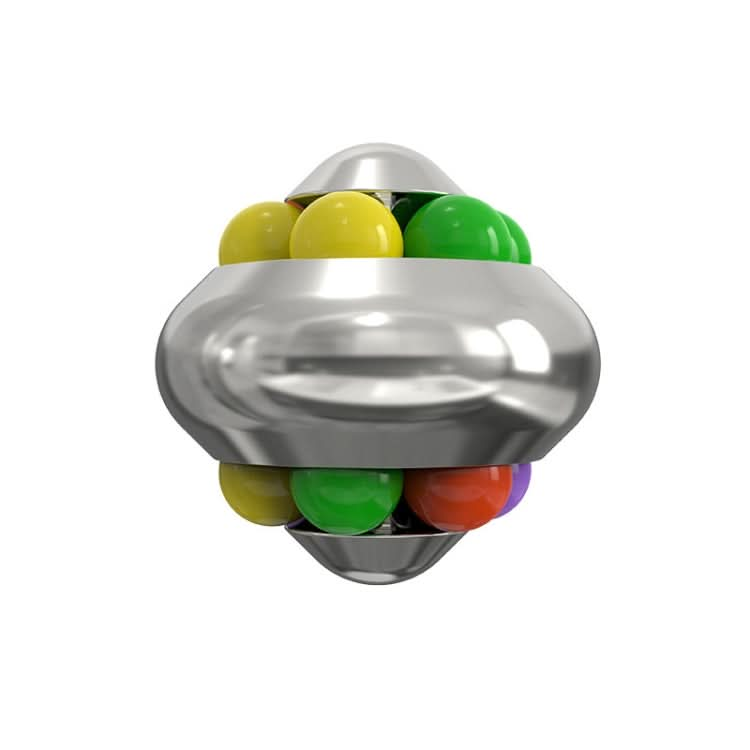 Aluminum Alloy Psychedelic Magic Ball Educational Toys Decompression Marbles Toys Reluova