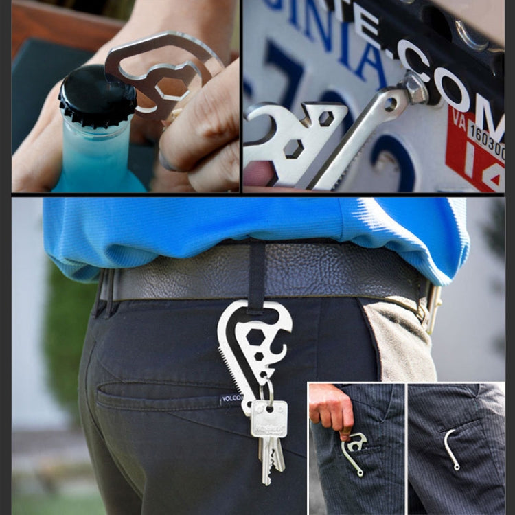 Outdoor EDC Gadget Emergency Tool Multifunction Key Clip Reluova