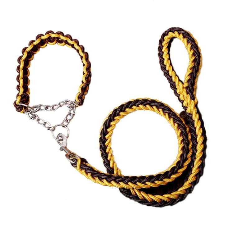 Dog Leash Braided Belt Pet Explosion-Proof Leash, Size: - Reluova