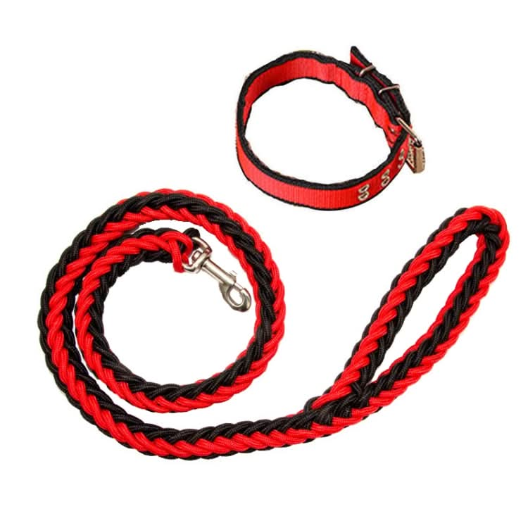 Dog Leash Braided Belt Pet Explosion-Proof Leash, Size: - Reluova